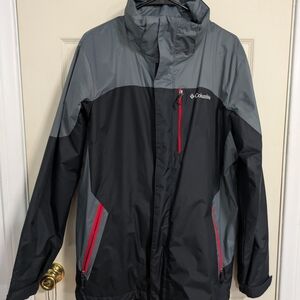 Columbia Men's Black and Gray Performance Jacket